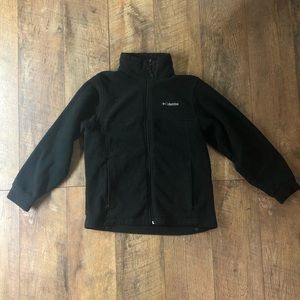 Black Columbia Fleece Jacket- Boys